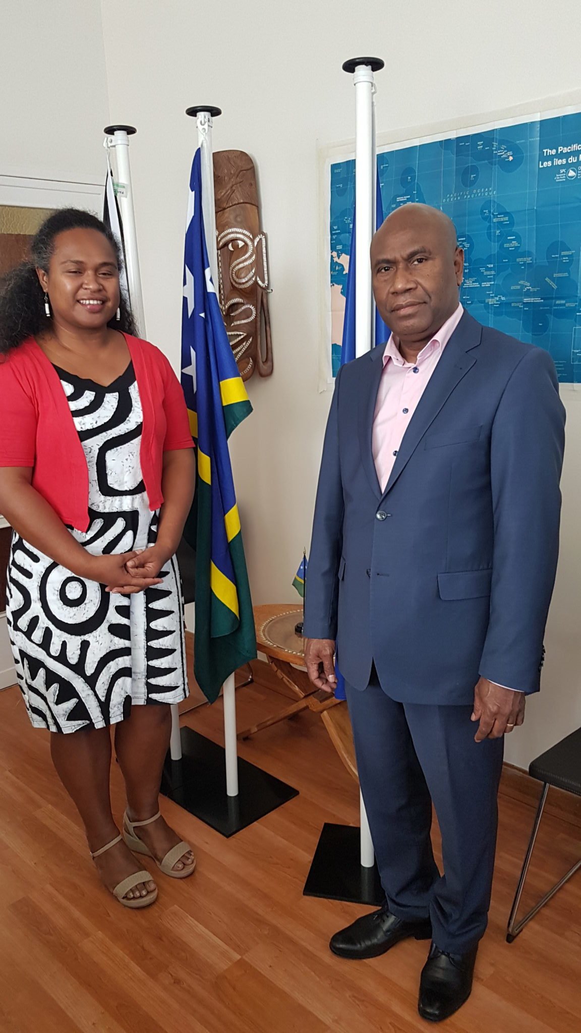 Visit of Ms. Atenasi Ata CEO of Solomon Islands Chamber of Commerce and ...